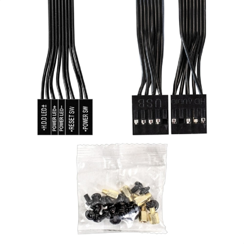 Корпус MINITOWER mATX W/PSU 2хUSB HD Audio черный BAA-408 EX298151RUS EXEGATE фото 3