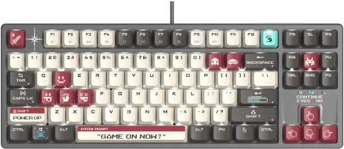 Клавиатура A4Tech Bloody S87 Pixels Red механическая серый/ белый USB Multimedia for gamer LED (S87 PIXELS)