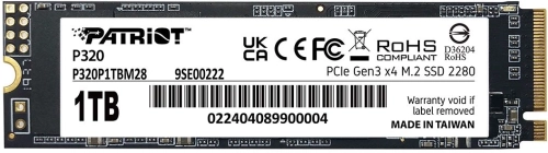 SSD жесткий диск M.2 2280 1TB P320 P320P1TBM28 PATRIOT