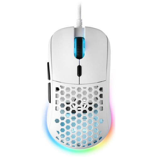 Игровая мышь Sharkoon Light2 180 USB RGB белая (LIGHT2-180-WHITE)