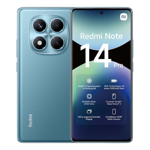 Смартфон Xiaomi Redmi Note 14 Pro 12+512Gb голубой (MZB0IW0RU)