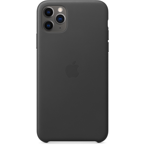 Чехол для iPhone 11 Pro Max/ iPhone 11 Pro Max Leather Case - Black (MX0E2ZM/A)
