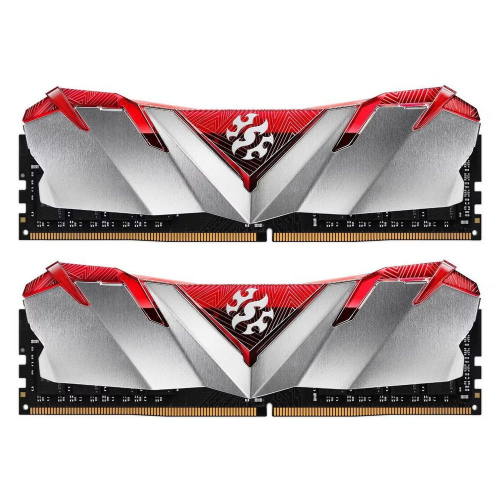 Модуль памяти ADATA 16GB (2 x 8Gb) DDR4 UDIMM, XPG GAMMIX D30, 3200MHz CL16-20-20, 1.35V, Красный Радиатор (AX4U32008G16A-DR30)