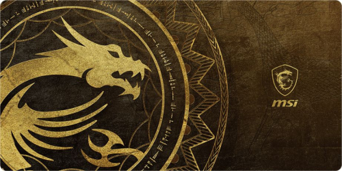 Коврик для мыши MSI Agility GD80 Dragon Tiamat золотистый/рисунок 400x3x900мм (J02-VXXXX16-V34)