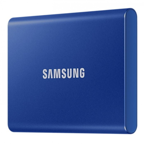 Портативный SSD-накопитель Samsung T7 1 Тб USB 3.2 синий (MU-PC1T0H/ WW) (MU-PC1T0H/WW)