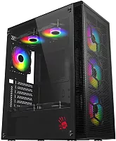 Корпус Bloody BD-CC115 черный без БП ATX 8x120mm 1xUSB2.0 1xUSB3.0 audio bott PSU (BD-CC115-BK)