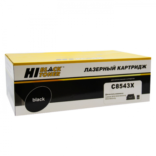 Картридж Hi-Black HB-C8543X, черный, 30000 страниц, для HP LJ 9000/ 9000MFP/ 9040N/ 9040MFP/ 9050, восстановленный (220010211)