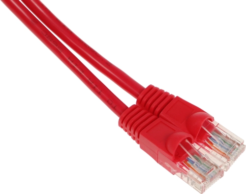 Патч-корд Buro UTP 4 пары cat.5E CCA molded 2м красный RJ-45 (m)-RJ-45 (m) (UTP-5E-2M-R) фото 2