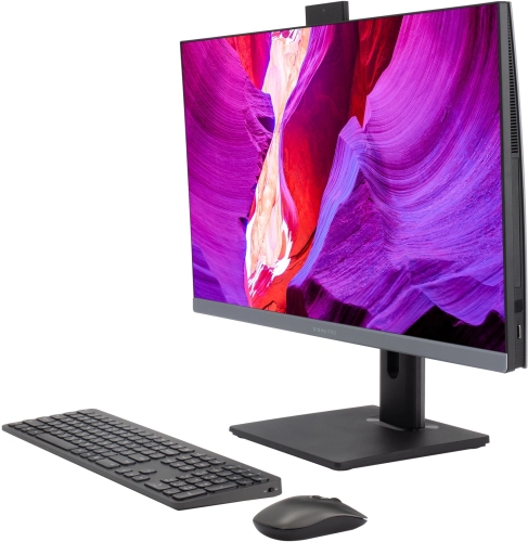 Моноблок Digma Pro Unity 27 Full HD i5 13500HX (2.5) 16Gb SSD512Gb UHDG 730 CR Windows 11 Pro GbitEth WiFi BT 90W клавиатура мышь Cam серый/ черный 1920x1080 (DM27P5-ADXW05) фото 3