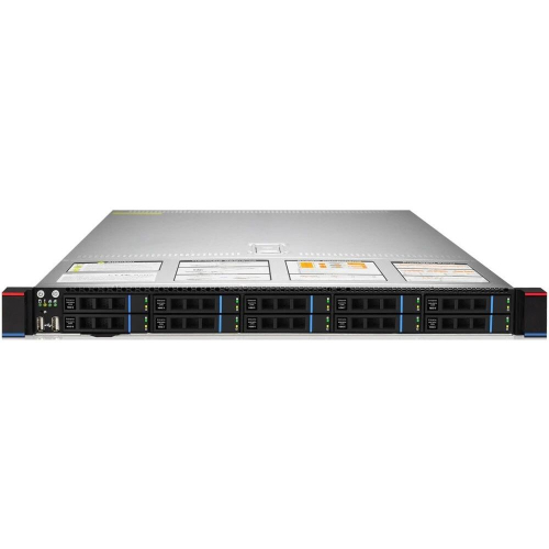 Серверная платформа/ Gooxi SL101-D10R-G3 1U 10bay server, 2pcs of riser cards 1300W 1+1 PSU EU power cable (0.95.001.1001)