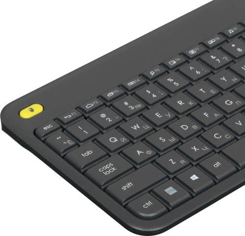 Клавиатура Logitech K400 Plus черный USB беспроводная Multimedia (920-007173) фото 3