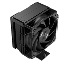 Кулер для процессора/ CPU Cooler SAMA X40 (200W, 4-pin PWM, 133.5mm, 4x6mm, 1x100mm, 50.1CFM, 35.2dBA, 2600RPM, S: 1851/ 1700/ 1200/ 115X, AM5/ AM4, black) (X40-BKWNYXOX-G)