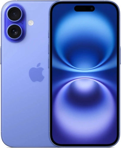 Смартфон Apple A3287 iPhone 16 256Gb ультрамарин моноблок 3G 4G 1Sim 6.1