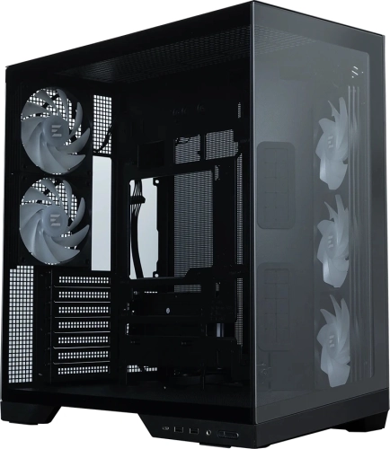 корпус ZALMAN D50, ATX, BLACK, WINDOW, 2x3.5, 3x2.5, 1xUSB TYPE-C, 2xUSB3.0, FRONT 1xXF360, REAR 1xXF120 (D50 BLACK) фото 2