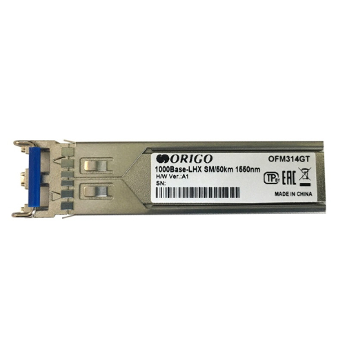 Трансивер/ SFP-трансивер, 1000Base-LHX (Duplex LC), 1550 нм, для одномодового кабеля, до 50 км (OFM314GT/A1A)