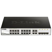 Коммутатор D-Link DGS-1210-16/G2A Настраиваемый L2 коммутатор с 16 портами 10/100/1000Base-T и 4 комбо-портами 100/1000Base-T/SFP