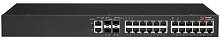 24-port 10/ 100/ 1G PoE+ 370W with 4 x 1G SFP for Uplink/ Stacking (ICX6430-24P)
