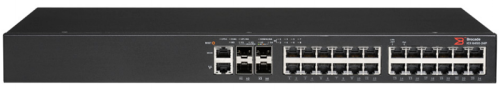 24-port 10/ 100/ 1G PoE+ 370W with 4 x 1G SFP for Uplink/ Stacking (ICX6430-24P)
