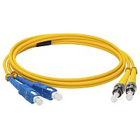 Патч-корд оптический , LSZH, дуплексный, ST/UPC-SC/UPC, SM, 2.0 м LAN-2ST-2SC/SU-2.0
