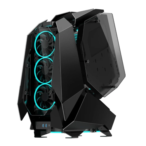 Корпус без блока питания/ Case JONSBO MOD-5, Full-Tower, TG, no fans, 2xUSB-A 3.0 + 1xUSB-C 3.2, ATX, mATX, mITX Black (MOD-5 BLACK) фото 9