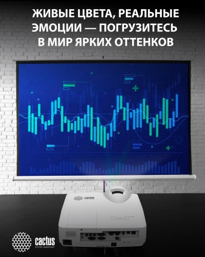 Проектор Cactus Bright CS-V2.WT 3LCD 70400Lm LS 4400Lm ANSI (1024x768) 30000:1 ресурс лампы:10000часов 1xUSB typeA 1xUSB typeB 2xHDMI 4кг фото 11