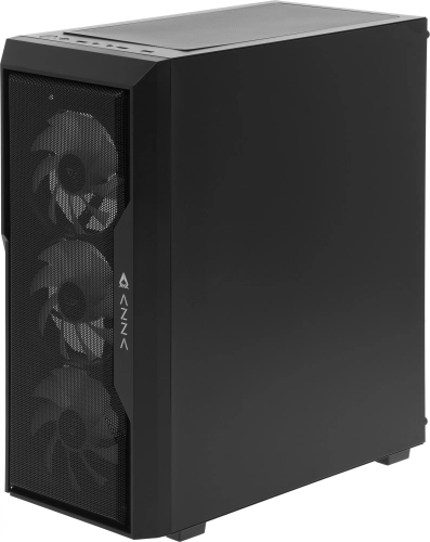 Корпус Azza FIGHTER черный без БП ATX 4x120mm 2xUSB2.0 1xUSB3.0 audio bott PSU (CSAZ-290 FIGHTER) фото 17