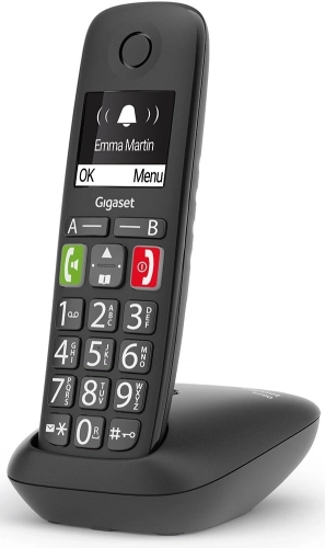 Р/ Телефон Dect Gigaset E290 SYS черный АОН (S30852-H2901-M201)