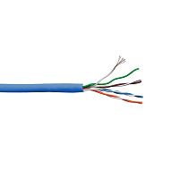 Кабель UTP патч-кордовый, 4 пары, Кат. 5e, LSZH, синий, 305м в кат., LANMASTER (LAN-5EUTP-PT-LSZH-BL)