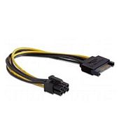 Cablexpert Разветвитель питания SATA->PCI-Express 6pin, для подключения в/ к PCI-Е (6pin) к б/ п ATX (CC-PSU-SATA)