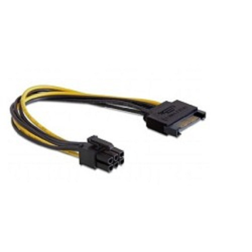 Cablexpert Разветвитель питания SATA->PCI-Express 6pin, для подключения в/ к PCI-Е (6pin) к б/ п ATX (CC-PSU-SATA)