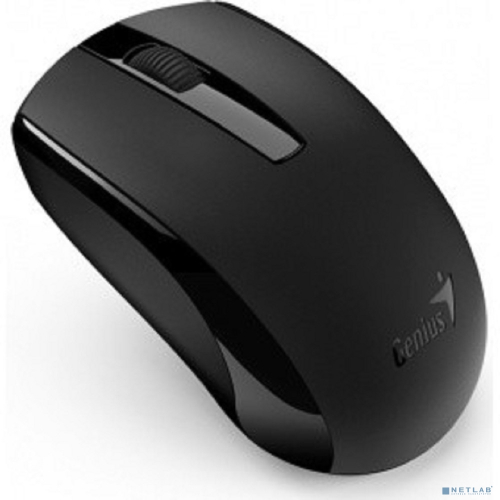 Мышь беспроводная Genius ECO-8100 черная (Black), 2.4GHz, BlueEye 800-1600 dpi, аккумулятор NiMH new package (31030010410)