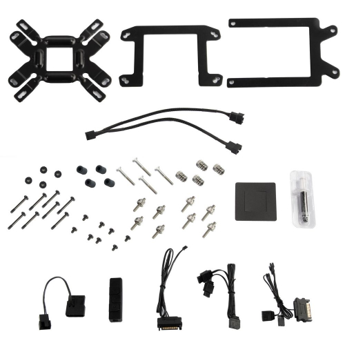 Жидкостная система охлаждения Silverstone SST-IG240P-ARGB 240mm high-performance ARGB AIO liquid cooler with 2x120mm ARGB fan,Compatible with Intel LGA 115X/ 1366/ 1200/ 2011/ 2066 and AMD sTRX4/ TR4/ AM4/ A (G53IG240PARGB20) фото 8
