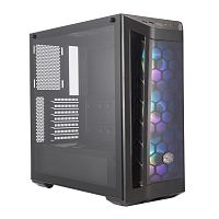 Корпус Cooler Master MasterBox MB511, черный, без БП, 2x2.5"/3.5", 5x2.5", 2xUSB3.0, 1x120 Fan, 3x120 ARGB fan, RGB controller, 1 to 3 RGB splitter cable, w/o PSU, Black, Black Trim, Mesh Front Panel, ATX (MCB-B511D-KGNN-RGA)