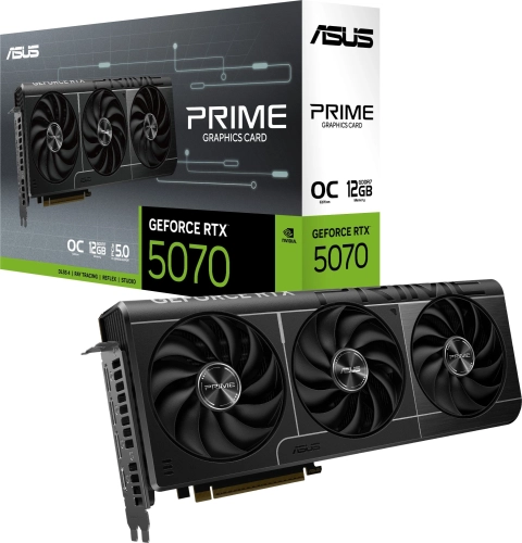 Видеокарта ASUS PRIME-RTX5070-O12G/ / RTX5070,HDMI*2,DP*3,12G,D7; 90YV0M10-M0NA00 фото 11