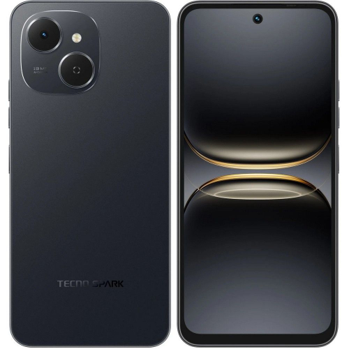 Смартфон Tecno Spark 40C 128Gb 8Gb черный моноблок 3G 4G 6.67
