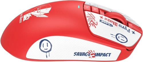 Мышь A4Tech Bloody R72 Pro красный оптическая 26000dpi беспров. USB-C 7but (R72 PRO PYRO BLAZE) фото 16