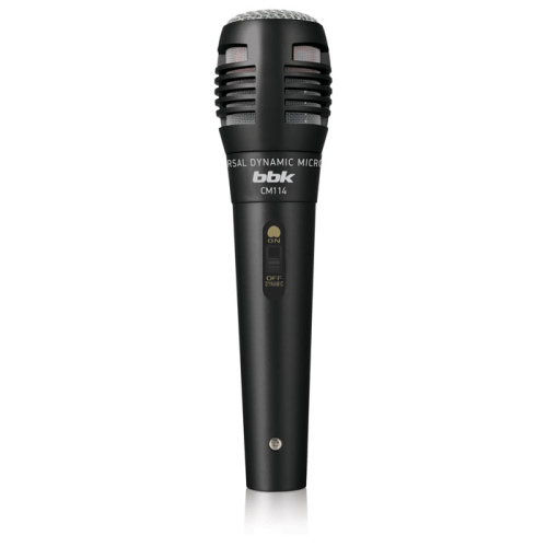 Микрофон проводной BBK CM114 2.5м черный (CM114 (B))