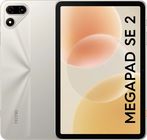 Планшет Tecno MegaPad SE 2 T1002 MT8786 (2.0) 8C RAM4Gb ROM256Gb 9.65 IPS 2048x1280 4G Android 16 золотистый 8Mpix 8Mpix BT WiFi microSD 2Tb 7000mAh 147hr (T1002 256+4 SANDY TITANIUM)