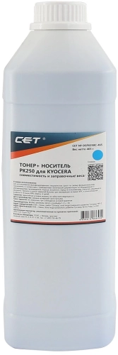 Тонер-картриджи Тонер PK250C + носитель PK250D TK-8515/TK-8525/TK-8800 для KYOCERA TASKalfa 3552ci/5052ci (CET) Cyan, 465г, OSP0250C-465