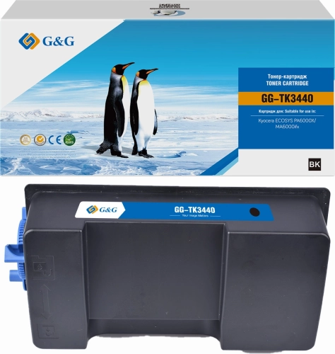 Картридж лазерный G&G GG-TK3440 TK-3440 черный (40000стр.) для Kyocera ECOSYS PA6000X/ MA6000ifx
