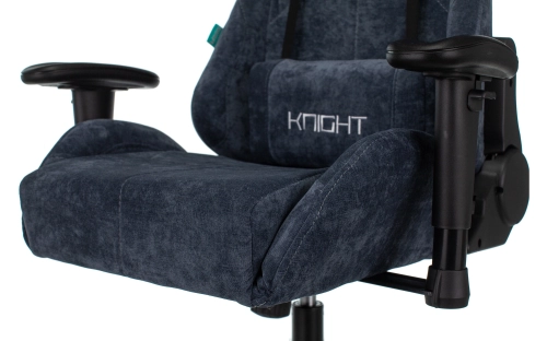 Кресло игровое Zombie VIKING KNIGHT Fabric синий Light-27 с подголов. крестов. металл (VIKING KNIGHT LT27) фото 21