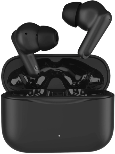 Гарнитура внутриканальные Hyundai Select H-EP203 черный беспроводные bluetooth в ушной раковине (HEP203B) фото 5