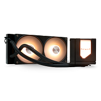 Водяное охлаждение для процессора/ Water Cooling System HSPD W1240 ARGB BLACK (280, 240mm, Black, ARGB/ Fans: 2x120mm, 71CFM, 27dBA, 1800RPM/ Pump height 62mm, 30dBA, 2500RPM, Rad thickness 27mm/ S: 1 (W1240-BKAA)