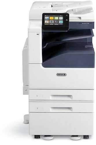 Цветное МФУ Xerox VersaLink C7130, А3, Напольная конфигурация со стендом, 30 ppm, DADF 130 л, Дуплекс, 1,05 ГГц 2 ядра, 4GB, Лотки 1-2: 2х520 л A3 256 gsm, Стенд, Обходной лоток: 10 (VLC7130_S)