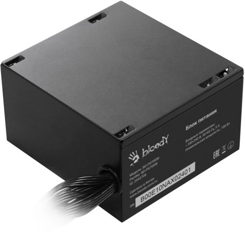 Блок питания Bloody ATX 700W BD-PS700W 80+ white (20+4pin) APFC 120mm fan 6xSATA RTL фото 7