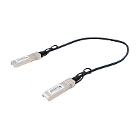 DAC кабель SFP+ 10G. Скорость: 10 Гбит/c. Тип разъема: SFP. Длина кабеля 0,5м. Размеры коннектора (ШхВхГ): 11 x 9 x 57 мм. Рабочая температура: 0…+7 (NS-SFP-DAC-G10-05)