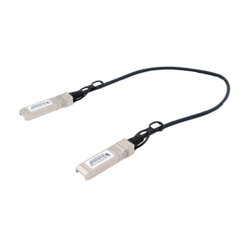 DAC кабель SFP+ 10G. Скорость: 10 Гбит/c. Тип разъема: SFP. Длина кабеля 0,5м. Размеры коннектора (ШхВхГ): 11 x 9 x 57 мм. Рабочая температура: 0…+7 (NS-SFP-DAC-G10-05)