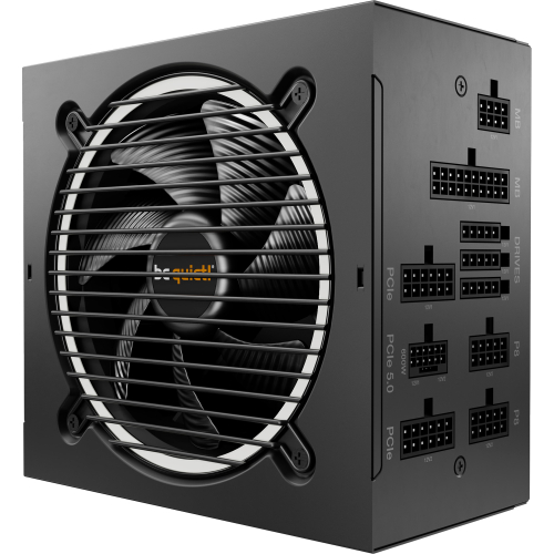 Блоки питания/ Power Supply be quiet! PURE POWER 12 M 850W, 850W 80+ Gold (ATX, 3.0, PCIe 5.0, Full-modular, 1x24(20+4)pin 550mm, 1xCPU(4+4)pin 600mm, 4xPCIe(6+2)pin 500mm, 1x12VHPWR 600mm, 6xSATA3 50 (BN726)