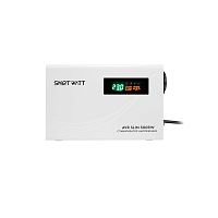 Стабилизатор SMARTWATT AVR SLIM 500RW, белый, релейный, цифровые индикаторы уровней напряжения, 500ВА, 100-260В, выходное напряжение 220В +/ -8%, функция ZeroCross, настенный, 260x170x90мм., 2.53кг.,