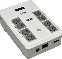 Источник бесперебойного питания ITK Electra EST8-800VA-1-001 480Вт 800ВА черный